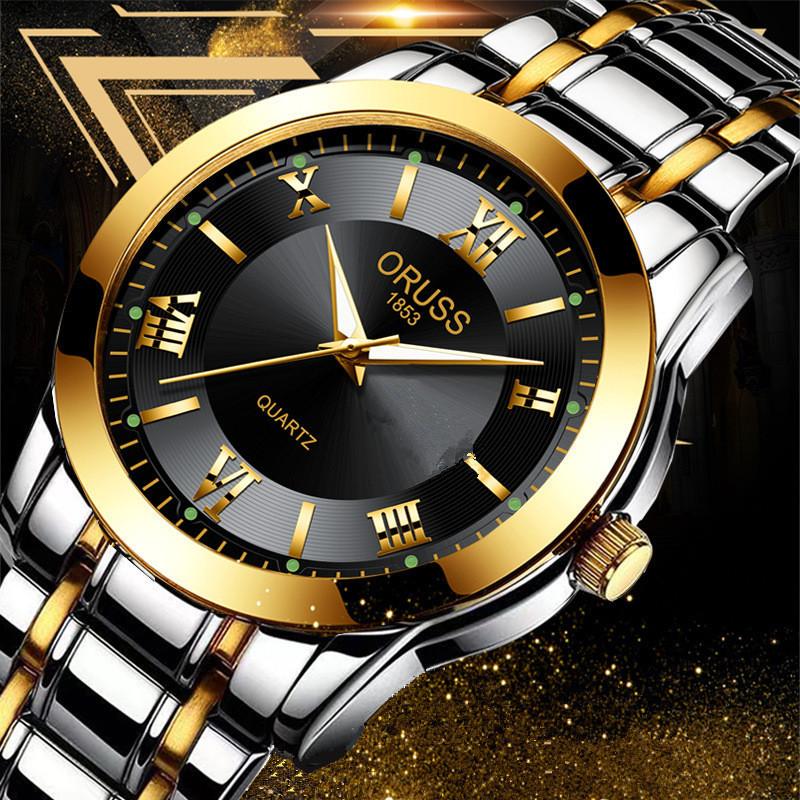 Fully Automatic Movement Watch Men S Non-Mechanical Steel Belt Business Waterproof Luminous Calendar