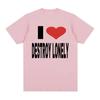I Love Destroy Lonely Print Graphic T-shirt Summer Men Women Tops High Quality T Shirt 100% Cotton Oversized T Shirts Streetwear