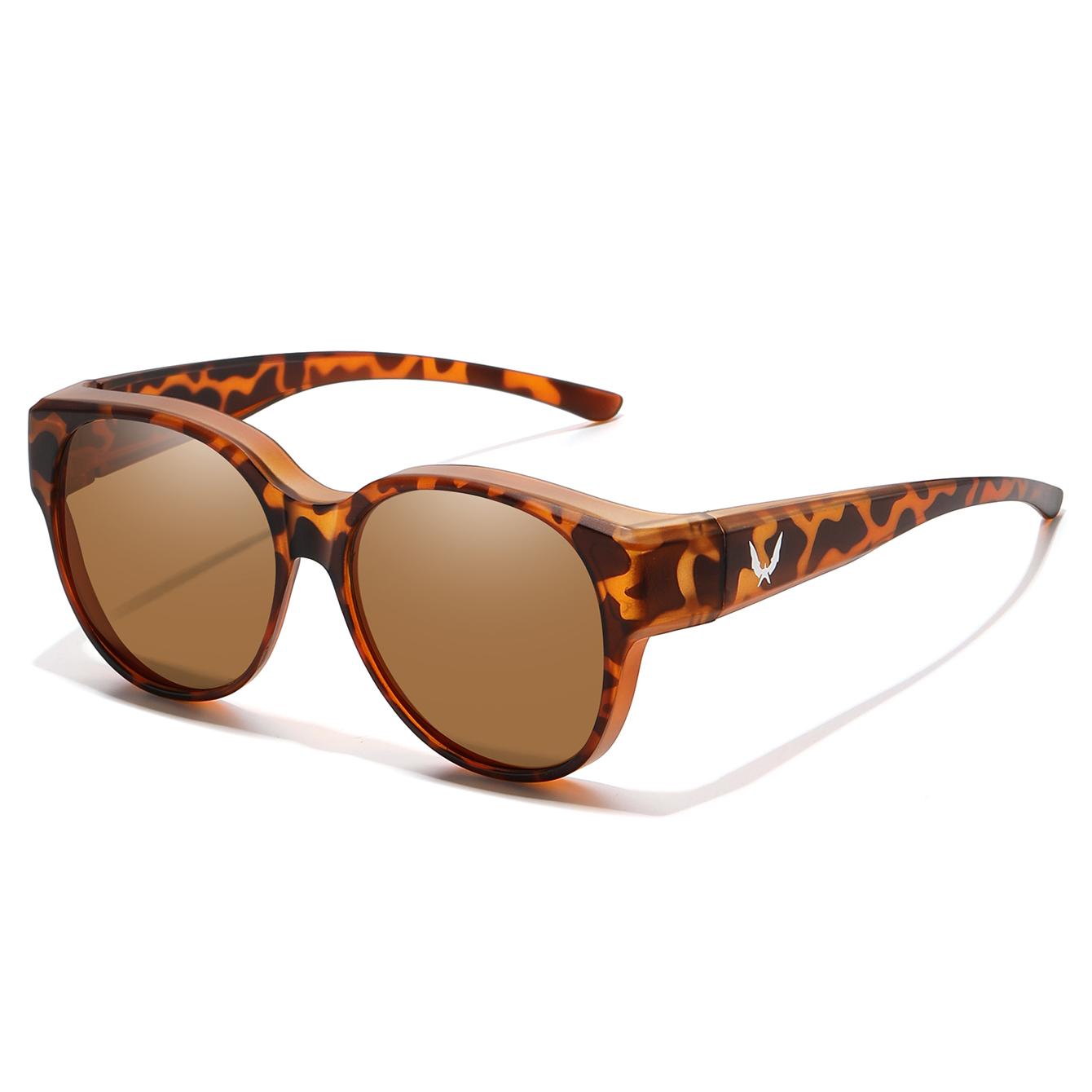 

KAROS Unisex Design Fashion Glasses Round Framed Sunglasses with Classic PC UV Protection and Trendy Design for Driving Fishing Hiking