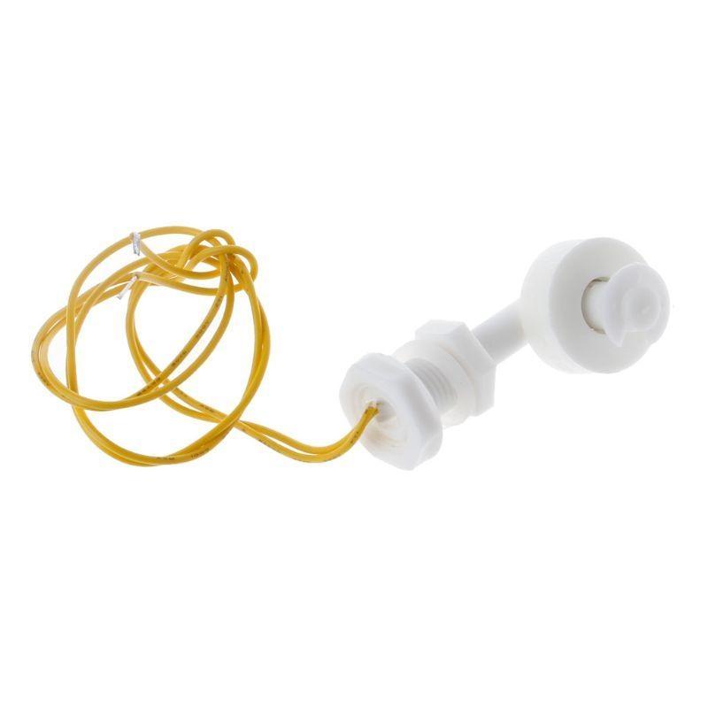 PP Plastic Water Level Side Mounted Liquid Float Switch for Water Tower Aquariums Fish for Tank Hydroponics Pool