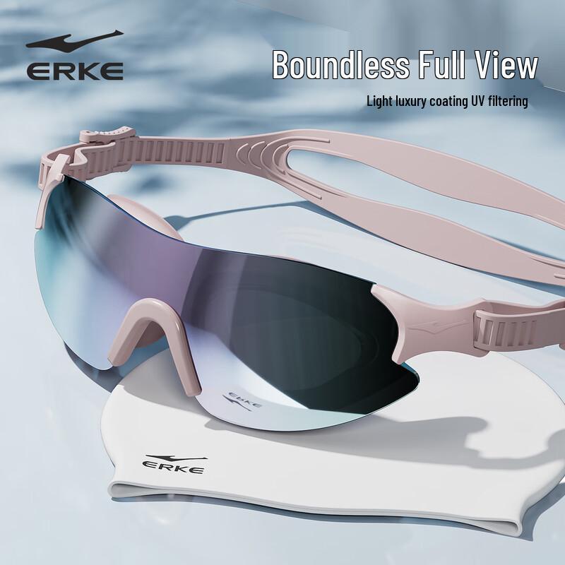 ERKE Unisex Adult Anti-Fog Electroplated Swimming Goggles One Size