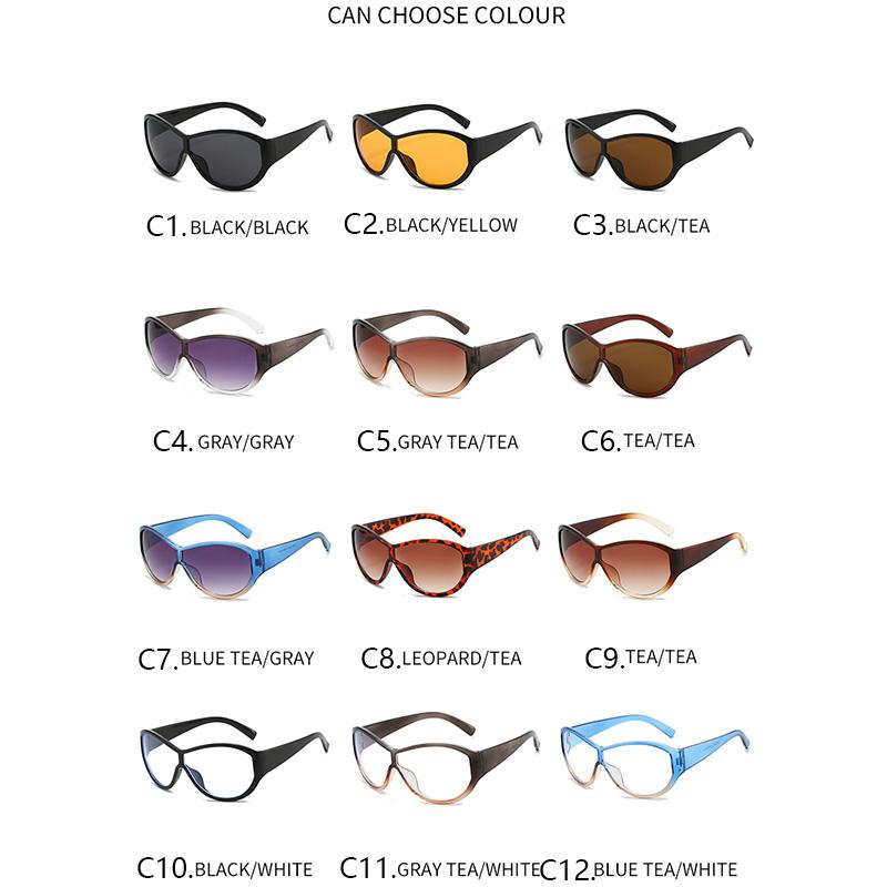 Vintage Fashion Big Frame Sunglasses Women Men Luxury Brand Designer Sun Glasses Lady Man Outdoor Sports Travel Glasses UV400