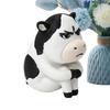 Mini Cows 3D Printed Funny Collectible Desk Decoration Farm Animal Figure Toys For Kids Adults Desk Office Bookshelf Windowsills
