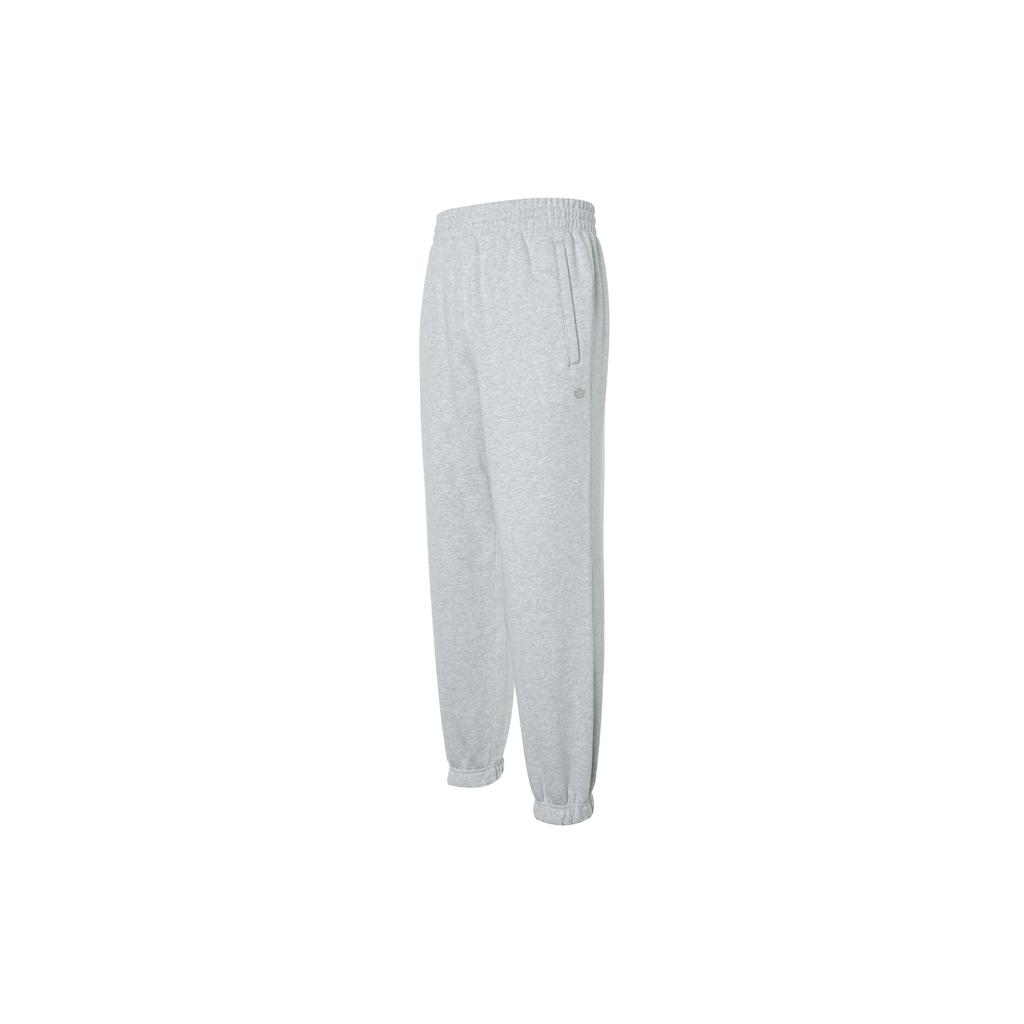 Adidas Originals Trefoil Solid Logo Cuff Joggers Men Bottoms Light-Grey HB7503