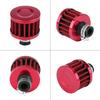 1 * Air Filter, Breather Filter 13mm-Qiilu Air Filter Air Intake Filter Kit 57 * 50mm 13mm Universal (Red Color)