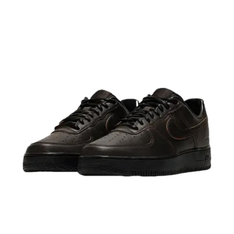 Nike Air Force 1 Low Premium Morsecode Velvet Brown Unisex Sneaker Velvet-Braun-Schwarz-Metallic-Gold-Hell-British-Tan IM8056-220