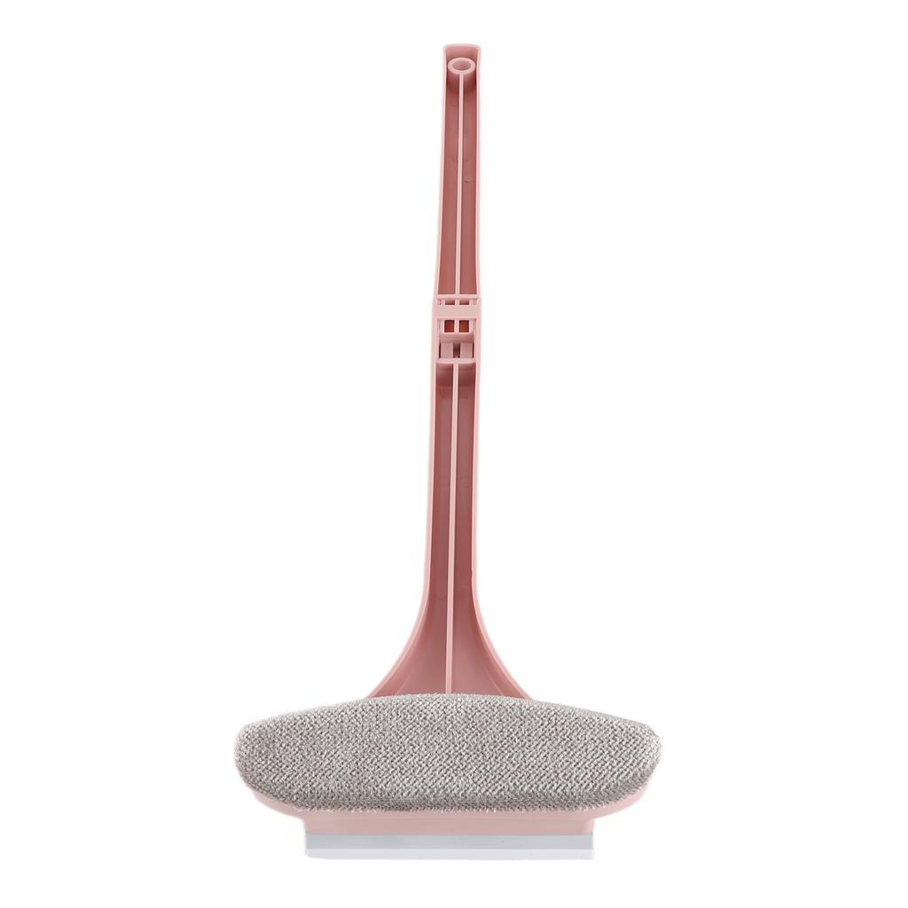 Window Cleaning Brush with Long Handle Detachable Window Screen Cleaner Dust RemoverPink