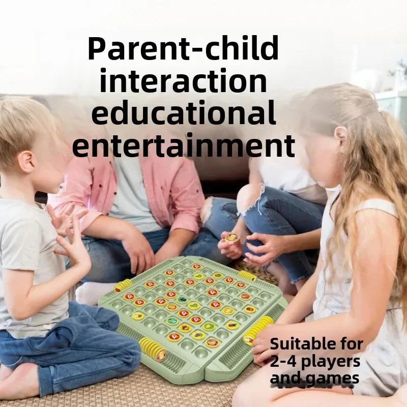 Board Game Fruits Themed Strategy Chess Memory Match Challenge Cognitive Educational Adventure Toy For Family Kids Holiday Party
