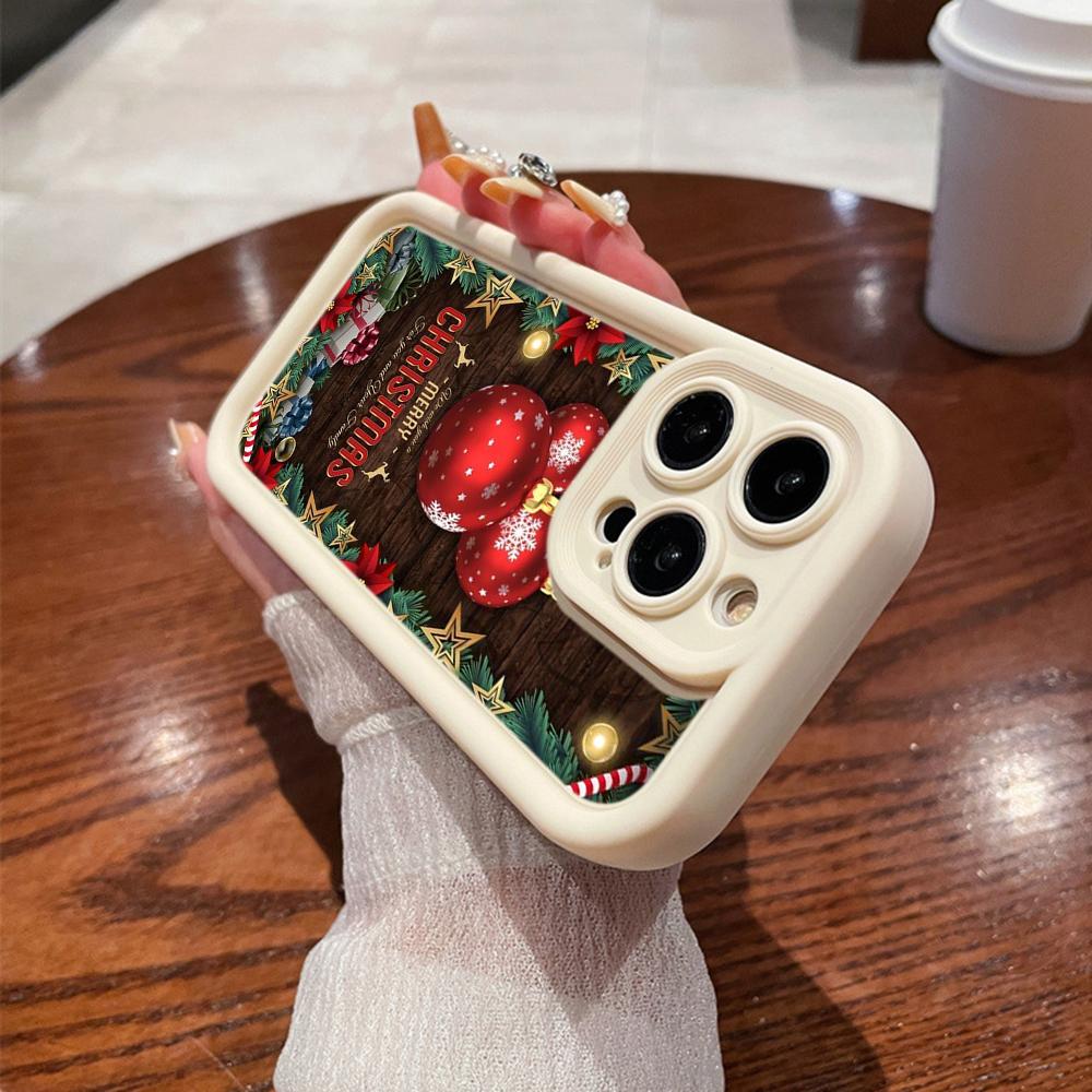 Ae103 Christmas Tree Christmas Phone Cases for Samsung M54 A72 M23 Moto G30 Google Pixel 9 OnePlus 11 Infinix Tecno Angel Eye Ladder Protective Cover