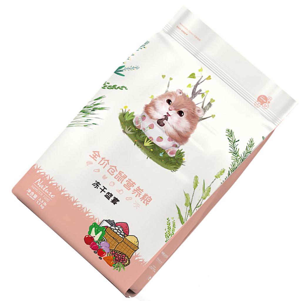 Hamster Food Balanced Nutrition Freeze Dried Hamster Feed for Hamster Hedgehog Syrian Hamster Fancy