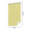 Checkerboard Yellow Wallpaper for Living Room and Bedroom 50x1000