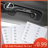 Interior Stickers Car Steering Wheel Badge Stickers Car Door Handle Label Decal For IS250 IS200 CT200h GS300 LS430 RX450h