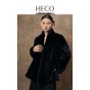 HECO New Chinese Style Diagonal Placket Fleece Coat