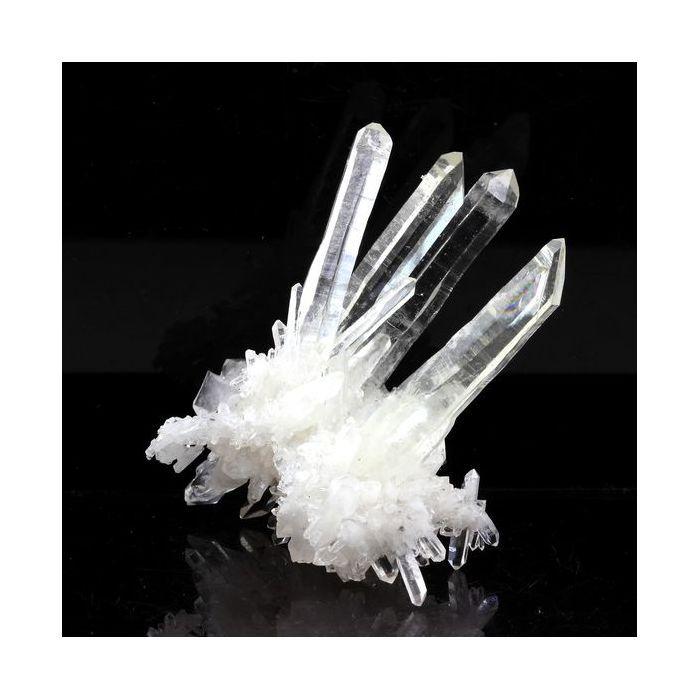 Pierres et Minéraux. Quartz biterminé. 95.78 ct. La Gardette Mine, Bourg d'Oisans, Isère, France.