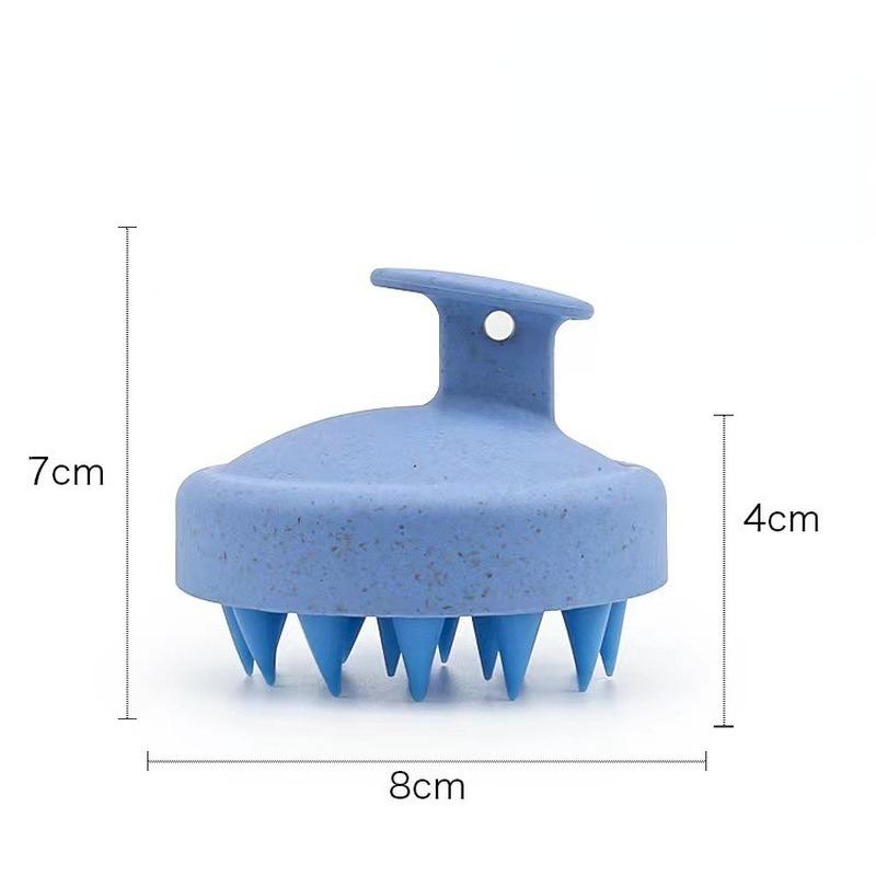 Silicone Head Hair Massage Shower Brushes Body Scalp Massage Brush Comb Bath Shampoo Washing Brush Hair Body Care Tool Shower Accessories
