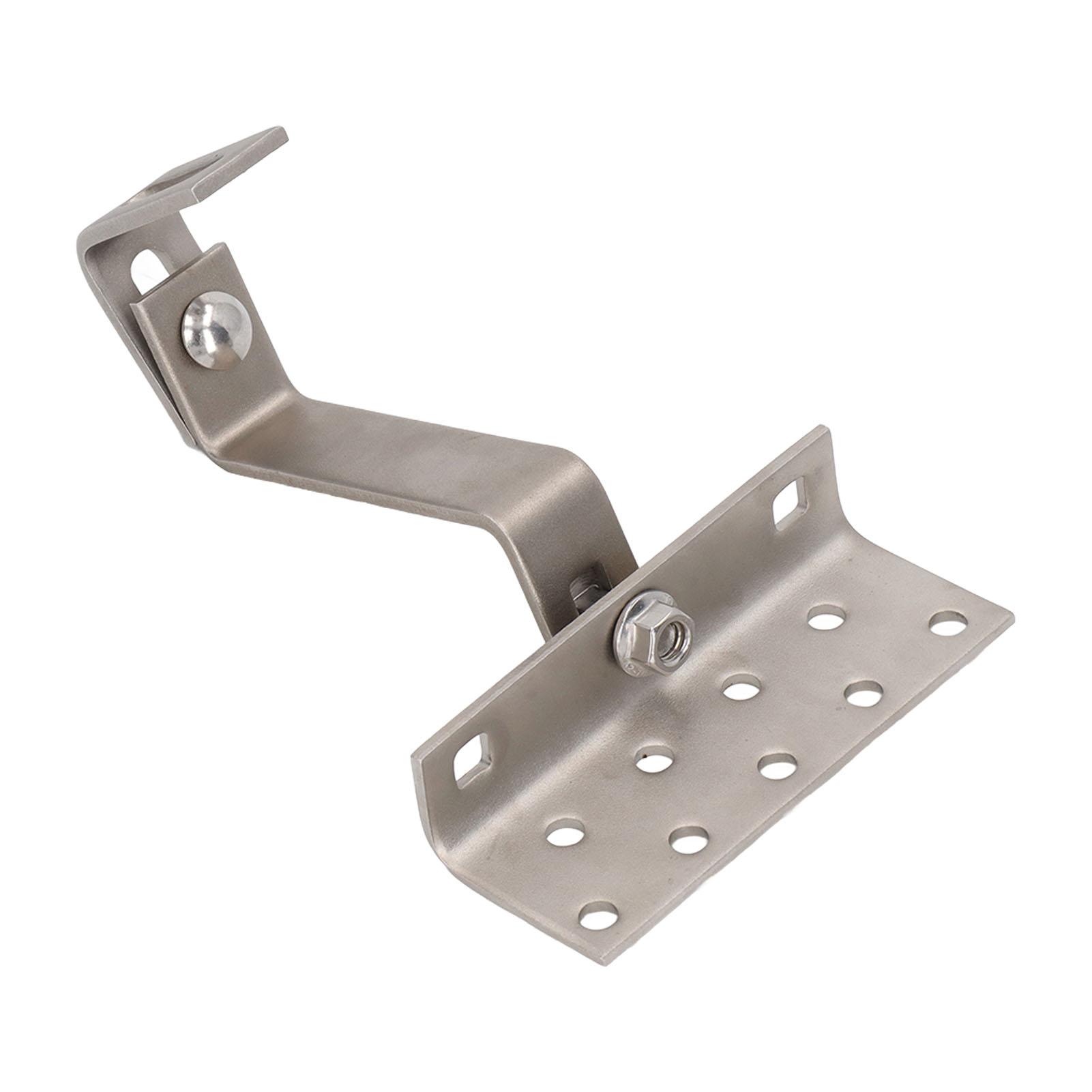 Cmperipheral Solar Panel Bracket Stainless Steel Length Position 180 Degrees Adjustable Corrosion Resistance Pv Roof Mount