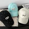 Embroidered Baseball Hat Cartoon Cat Snapback Hat New Sun Hats  Outdoor