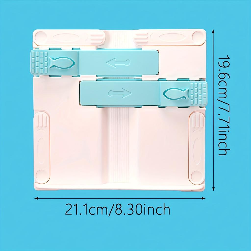 1pc Adjustable Portable Adjustable  Reading Book Holder Support Document Shelf Bookstand Tablet Music Score Recipe Stand