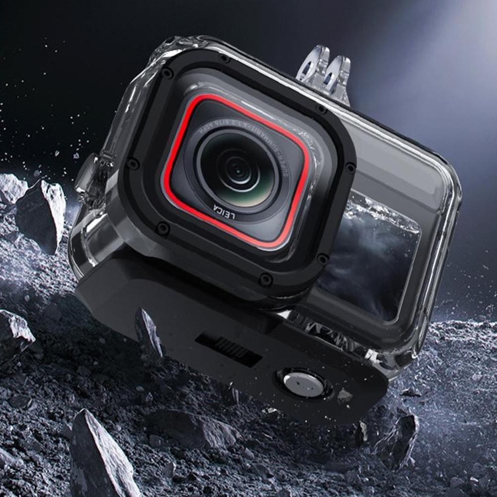 TELESIN For Insta360 Ace Pro 2 Waterproof Case 45m Underwater Diving Shell Protective Cover