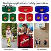 Sports Headband 1 Set Kids Wristband Ball Embroidery Stretch Breathable High Elasticity Sweat Absorbing Boys Girls Knitted Basketball Volleyball Wrist