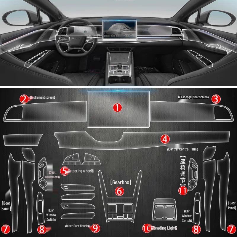 BYD Sea Lion 07 EV Dashboard and Gear Shift Protective Film