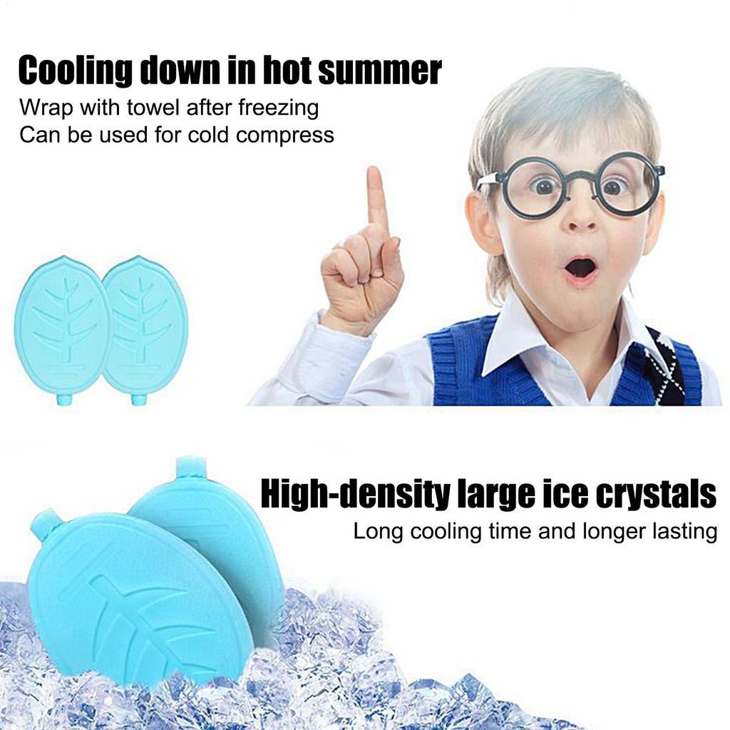 Ice Packs Reusable Gel Freezer Ice Blocks For Air Conditioner Fan Cooler Pack Water Injection Picnic Travel Food Storage