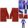 Descendants 3 Evie Cosplay Costume For Kids With Elegant Blue Full Body Jumpsuit And Back Zipper