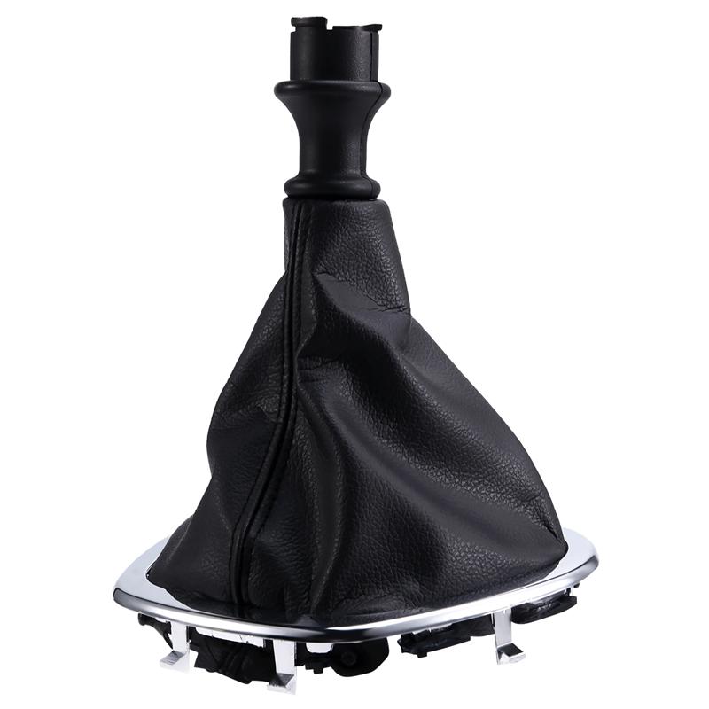 A03E-Car Shift Knob Dustproof Boot Gear Lever PU Leather Protective Cover For Renault Trafic III For Opel Vivaro For Fiat