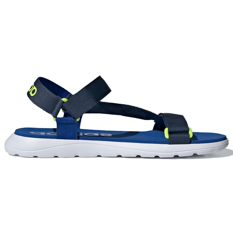 Adidas Neo Comfort Sandals Non-Slip Durable Beach Sandals Unisex Sandals Blue FY8163