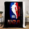 Couverture à Design Thème Logo NBA - Couverture en flanelle pour chambre à coucher, salon, canapé et canapés pour sieste.