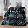 Decke mit Coraline-Druck im gotischen Stil, Animation, Kinderdecke, Familie, Nickerchen, Sofadecke, Bett, warme Decke, weiche Tagesdecke