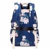 New School Laptop Backpack Women Girls Bookbag Flower College Backpack with USB Port Water Resistant Large Capacity Travel Bags