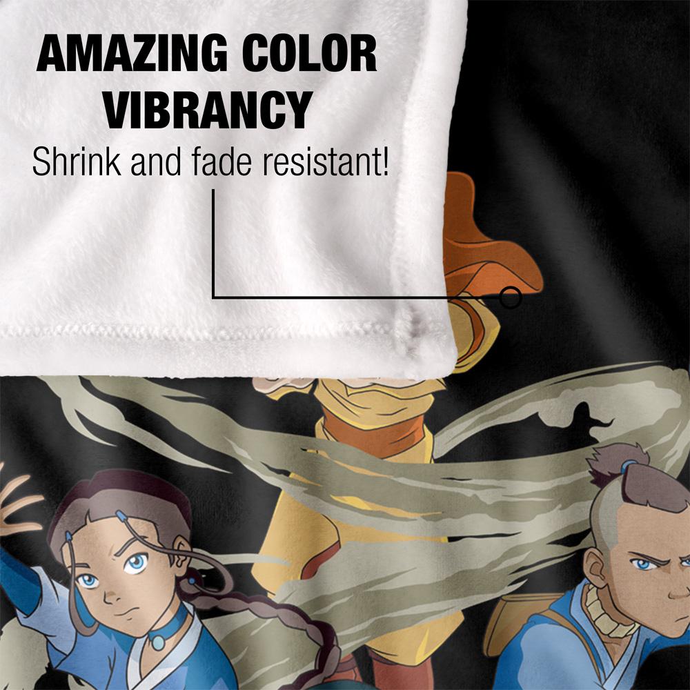 Avatar: The Last Airbender Silky Elements Supersoft Blanket