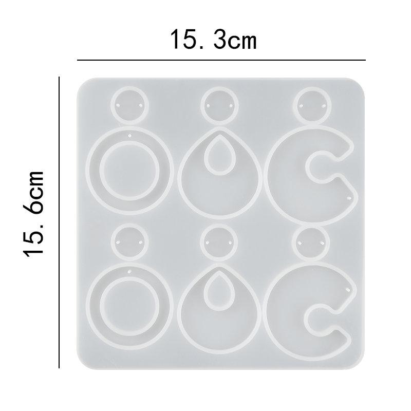 30 Stile Silikon Ohrring Anhänger Silikon Harz Formen Schmuckherstellung Gießform für DIY UV Harz Epoxid Anhänger Basteln Handgemacht