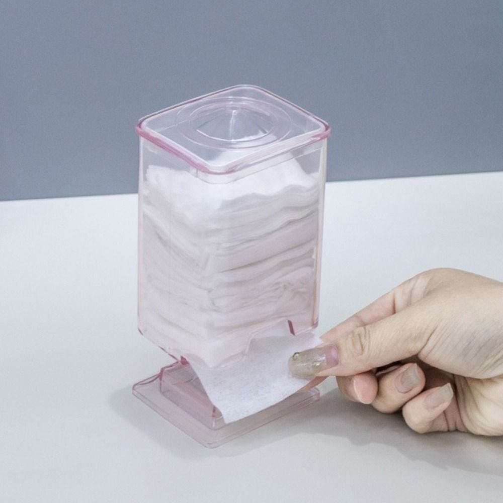 Versiegelter Kosmetik-Wattepads-Halter Kunststoff-Nagellackentferner-Tücher-Organizer Kosmetik-Organizer für Schlafzimmer