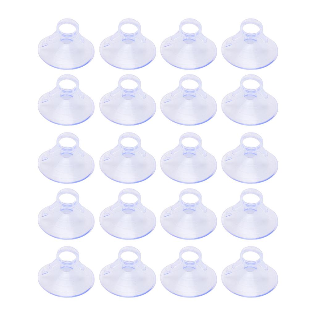 20PCS Car Sun Visor Fixing Suction Cup Rubber Mini Pull Ring Automotive Window Sucker Hook for Car Kitchen Bathroom