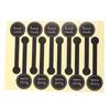 100Pcs Adhesive Long Style Handmade Cake Packaging Sealing Label Kraft Sticker