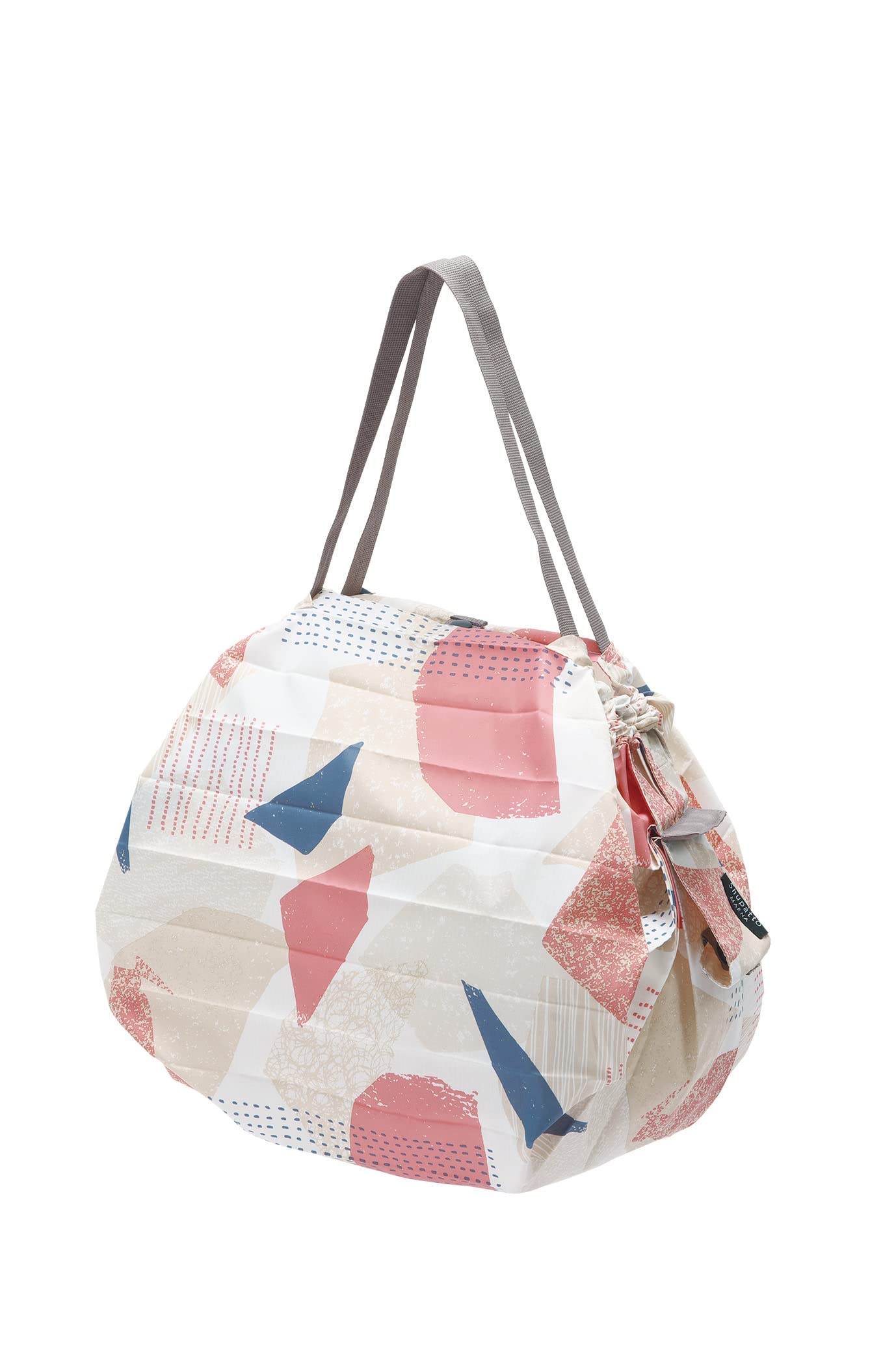 Shupatto Compact Bag M HAGIRE Shupatto Eco Bag Foldable Shopping Bag [Marna] (Renewed) (Scrap Fabric) (Compact/Durable)