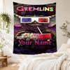 Gremlins Custom Wall Tapestry Aesthetic Wall Tapestry Non-Fading Color Ideal for Dorm Room Four Seasons Decor