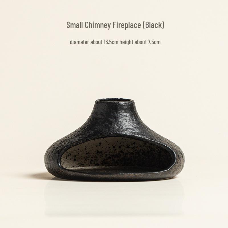 Retro Chinese Rock-Style Ceramic Tea Filter