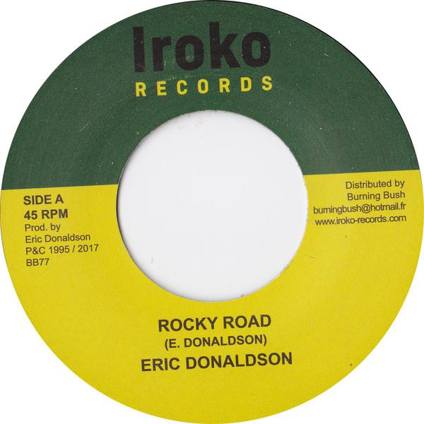 

7inch Record ERIC DONALDSON Rocky Road BB77 Iroko Records 2017 France Reggae Ska Dub Used