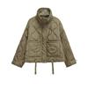 Vestaglia da Donna in Cotone con Zip, Colore Unito, Tasca Ampia, Manica Lunga, Giacca Invernale, Vestaglia in Cotone