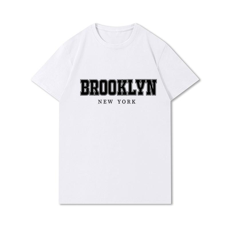 T-shirt Grafica Harajuku Vintage Anni '90 Magliette Donna Brooklyn Estive Oversize Streetwear Top Gotici Punk