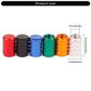 Robusts Aluminum valves Caps set Weather Resistant valves Stem Covers Dusts Proof Valves Stem Caps set for Vehicle Bikes
