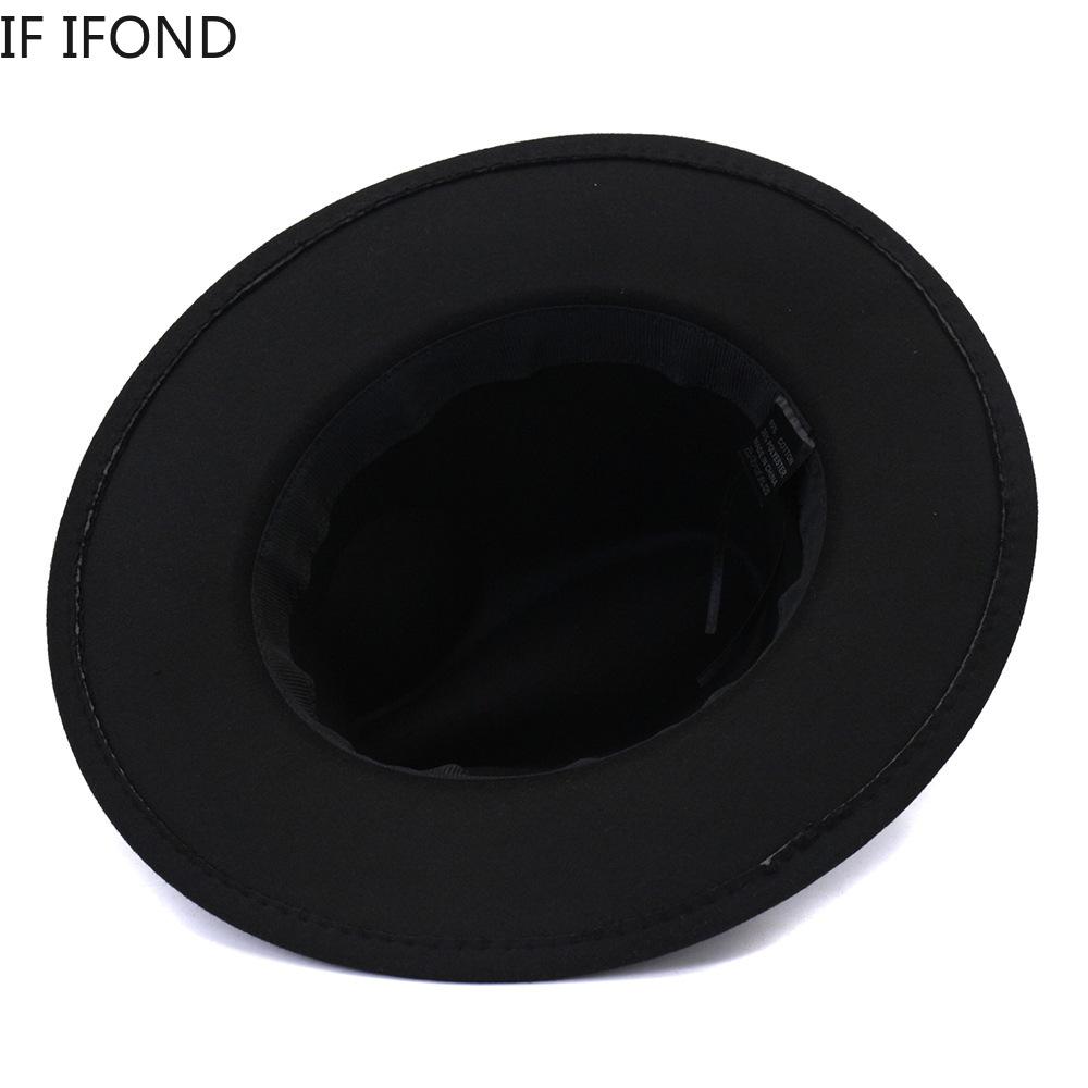 Fashion Feather Felt Wide Brim Fedora Hat For Women/Men New Autumn Winter Vintage Jazz Hat Party Formal Hat