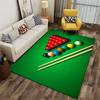 Billiard Theme Green Carpet Suitable As a Non-slip Mat for the Living Room or Bedroom Sofa