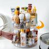 360 Rotation Cabinet Turntable Organizer Storage Spice Rack Drink Cosmetic Storage Rack PET Kitchen Turntable Bathroom Tray