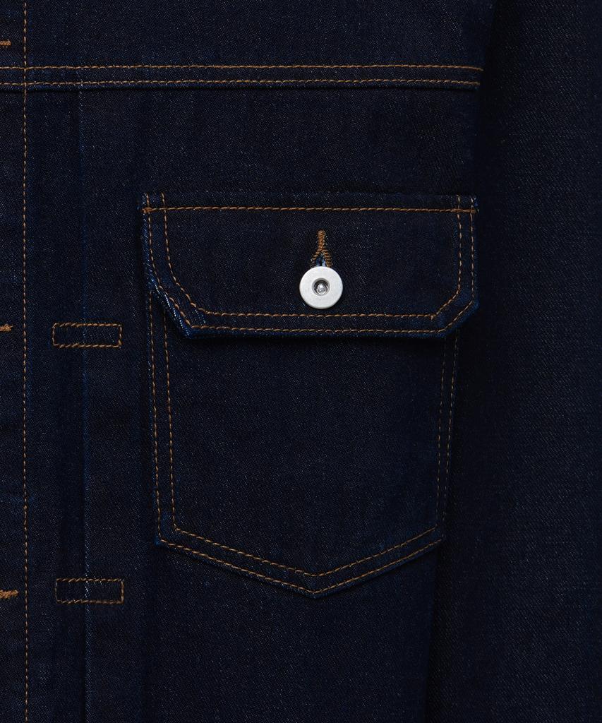Musinsa Standard Relaxed Denim Trucker Jacket 2 [Deep Indigo]
