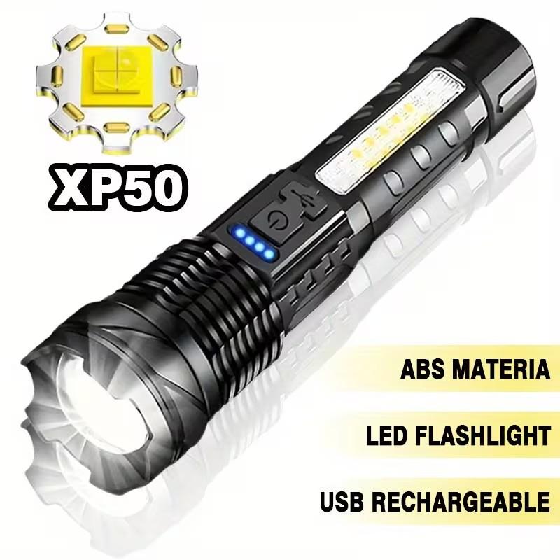 Portable Adjustable-focus LED Flashlight for Home Flashlight Night Camping Flashlight