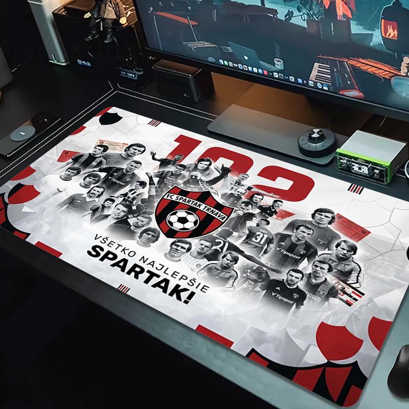 FC Spartak Trnava Color Mouse Pad Large Gaming Table Cushion Non-slip Laptop Tablet Big Mousepad XXL Mat Mini PC Playmat With Lock edge